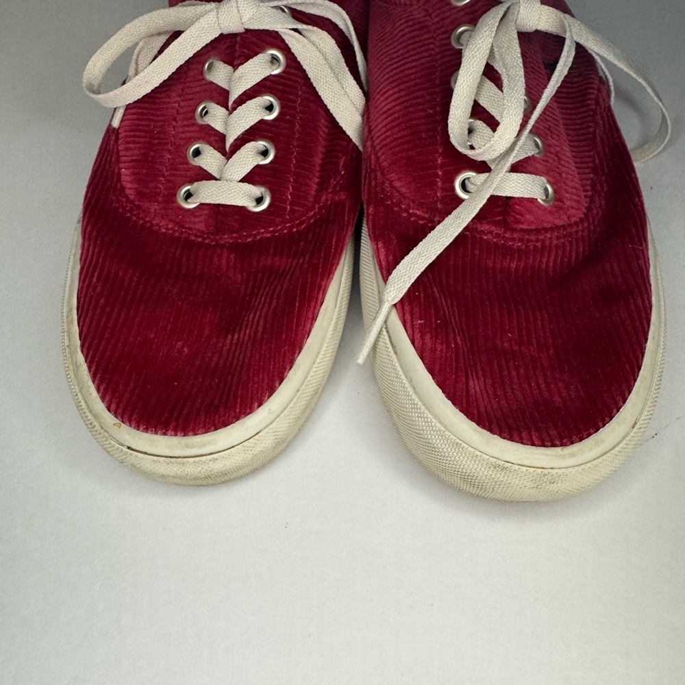 Polo Ralph Lauren Red KeatonPony Corduroy Sneakers